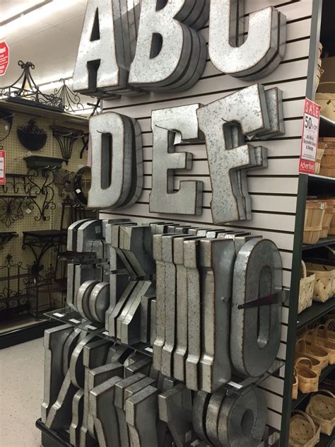 galvanized wall decor Hobby Lobby